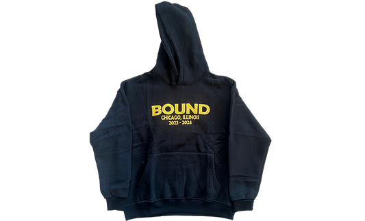 BOUND VINTAGE BEAR HOODIE BLACK