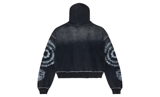 VALE FOREVER 2000 SPIRAL PULLOVER HOODIE BLACK