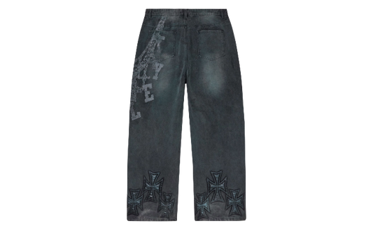 VALE FOREVER CHAIN PAINTERS PANTS BLACK