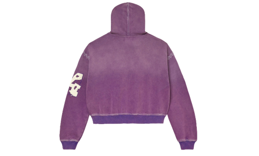 VALE RELIGION ZIP UP HOODIE PURPLE