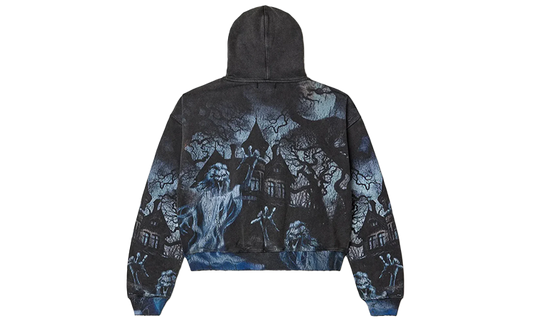 VALE CASPER ZIP UP HOODIE BLACK