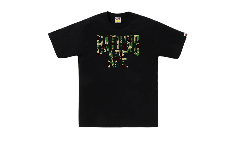 BAPE ABC CAMO NYC LOGO T-SHIRT BLACK