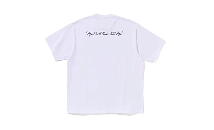 BAPE PIXEL COMIC APE HEAD OVERSIZED T-SHIRT WHITE