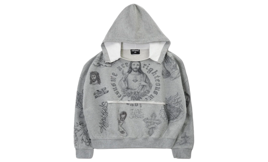 WE ARE RIGHTEOUS GODS FAVORITE HOODIE GREY